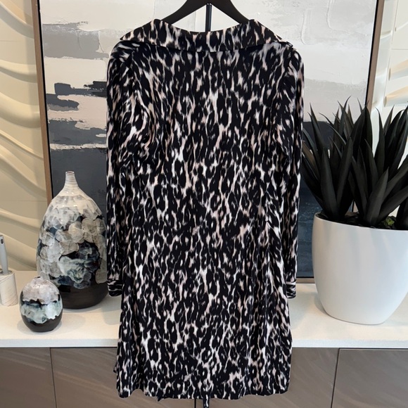 Calvin Klein Black and White Midi Dress - Picture 3 of 5